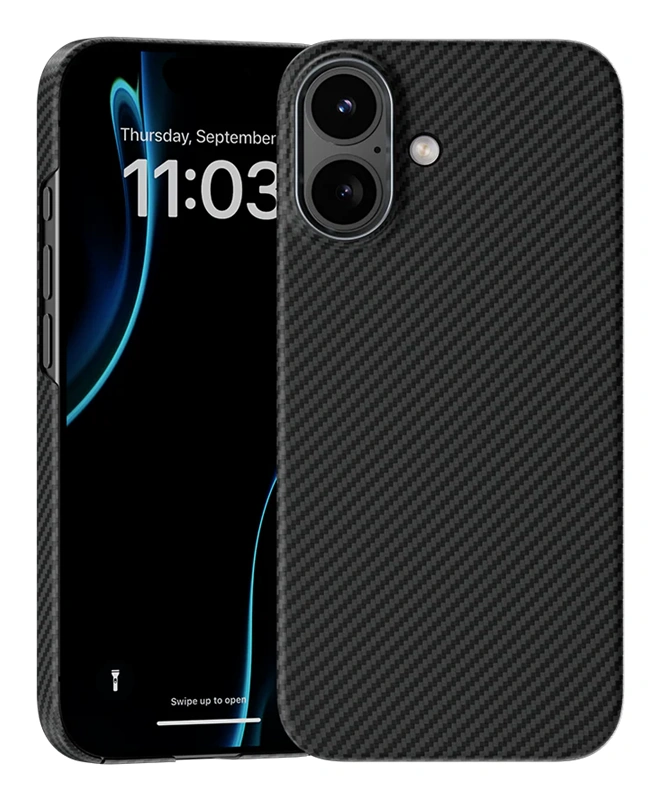 Benks iPhone 17 Armor Air Kevlar dėklas, juoda, 2 nuotrauka
